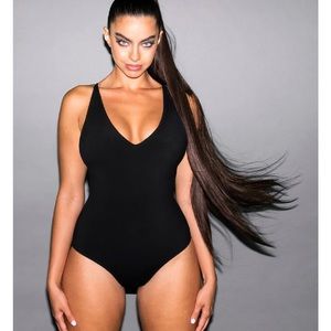 TA3 Plungey Bathing Suit-NWT Black